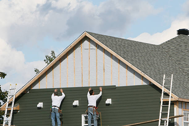 Professional Storm Damage Siding Repair technician working in Bedminster, NJ